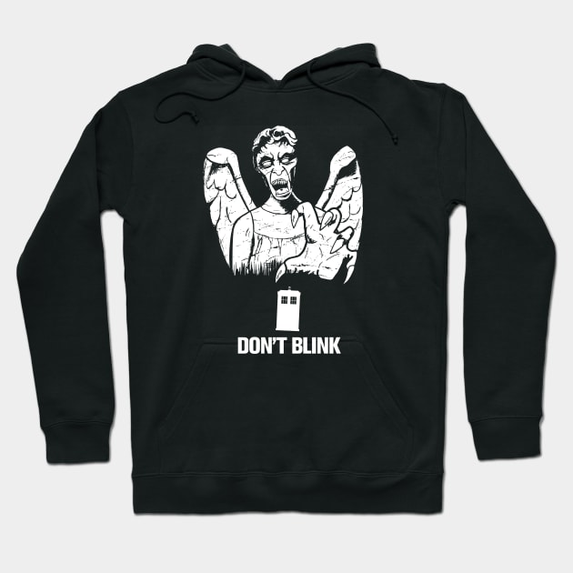 Doctor Who Weeping Angel "Don't Blink" Hoodie by Paranormal Punchers